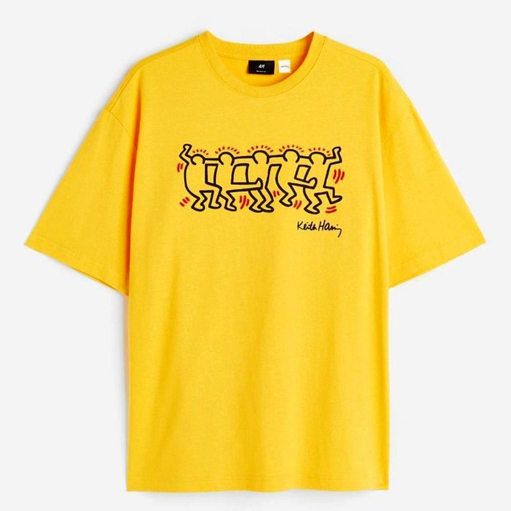 H&M x KEITH HARRIS (Size XS) Graphic Tee